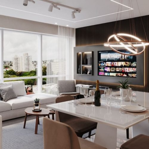 Residencial Majestic - Sala de Estar - Visao Ampla